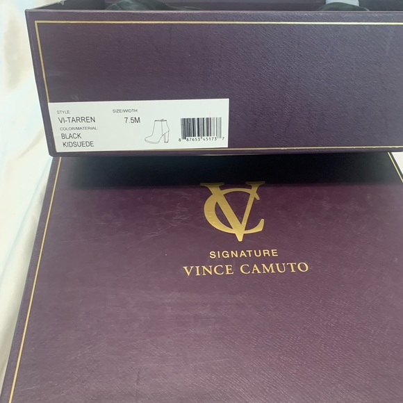 Vince Camuto suede heeled boots size 7 1/2 - Picture 8 of 10